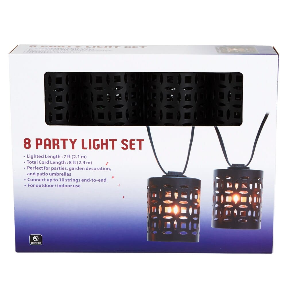 Party String Light Set, 8 Lights