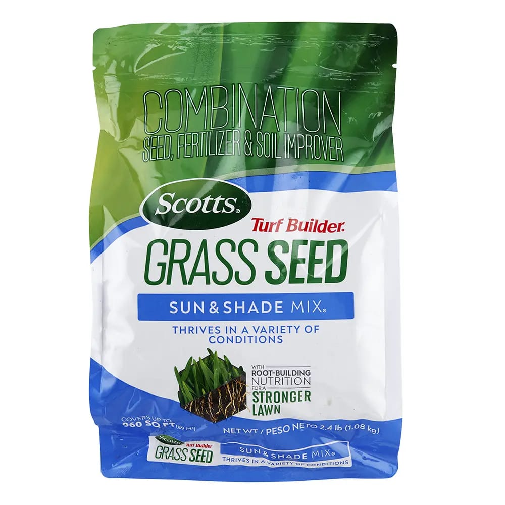 Scotts Turf Builder Sun & Shade Grass Seed, 2.4 lbs
