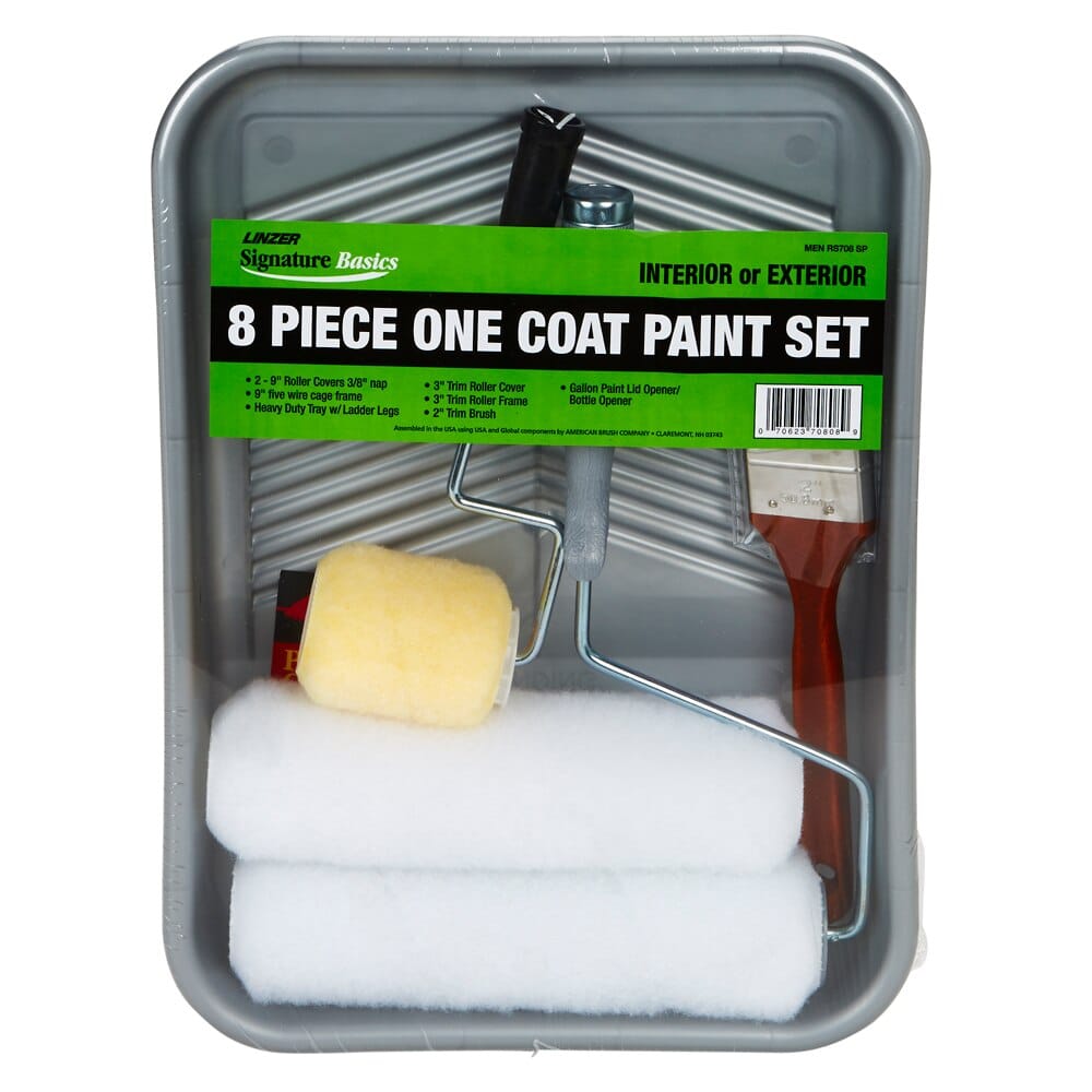 Linzer Signature Basics One Coat Paint Set, 8-Piece