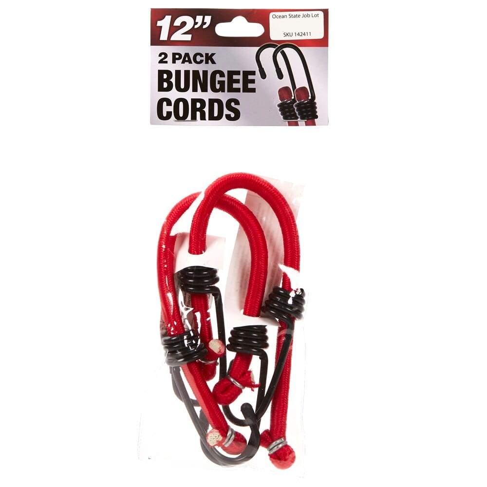 12" Bungee Cords, 2 Count