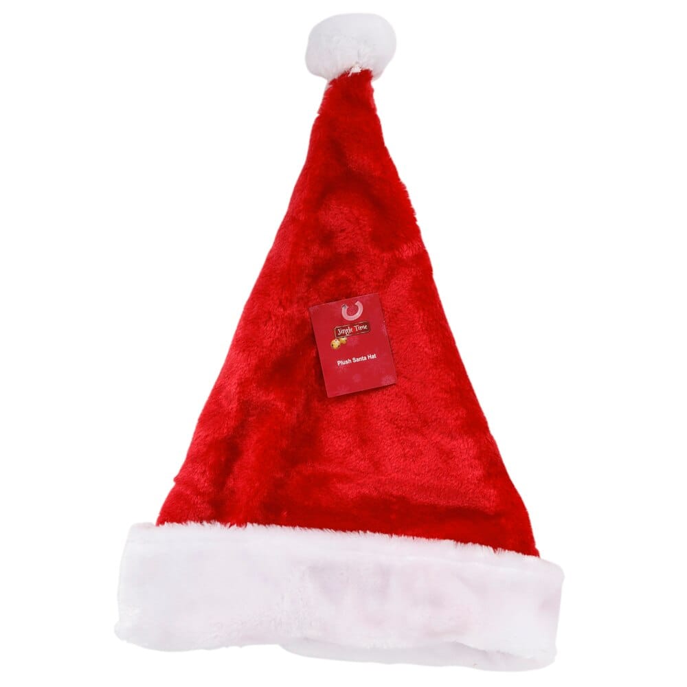 Jingle Time 17" Plush Santa Hat