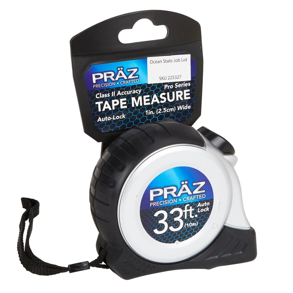 PRAZ Tape Measure, 33'