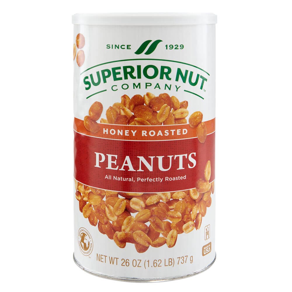 Superior Nut Company Honey Roasted Peanuts, 26 oz