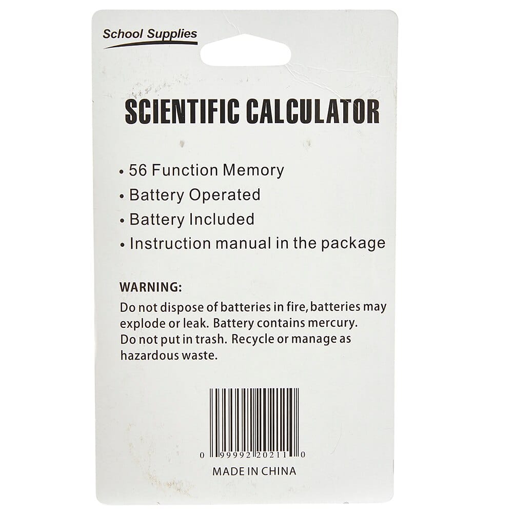 School Supplies Scientific Calculator