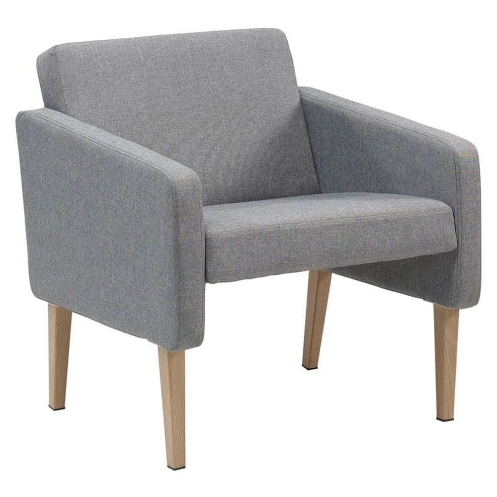 Sauder Dakota Pass Upholstered Accent Chair, Gray