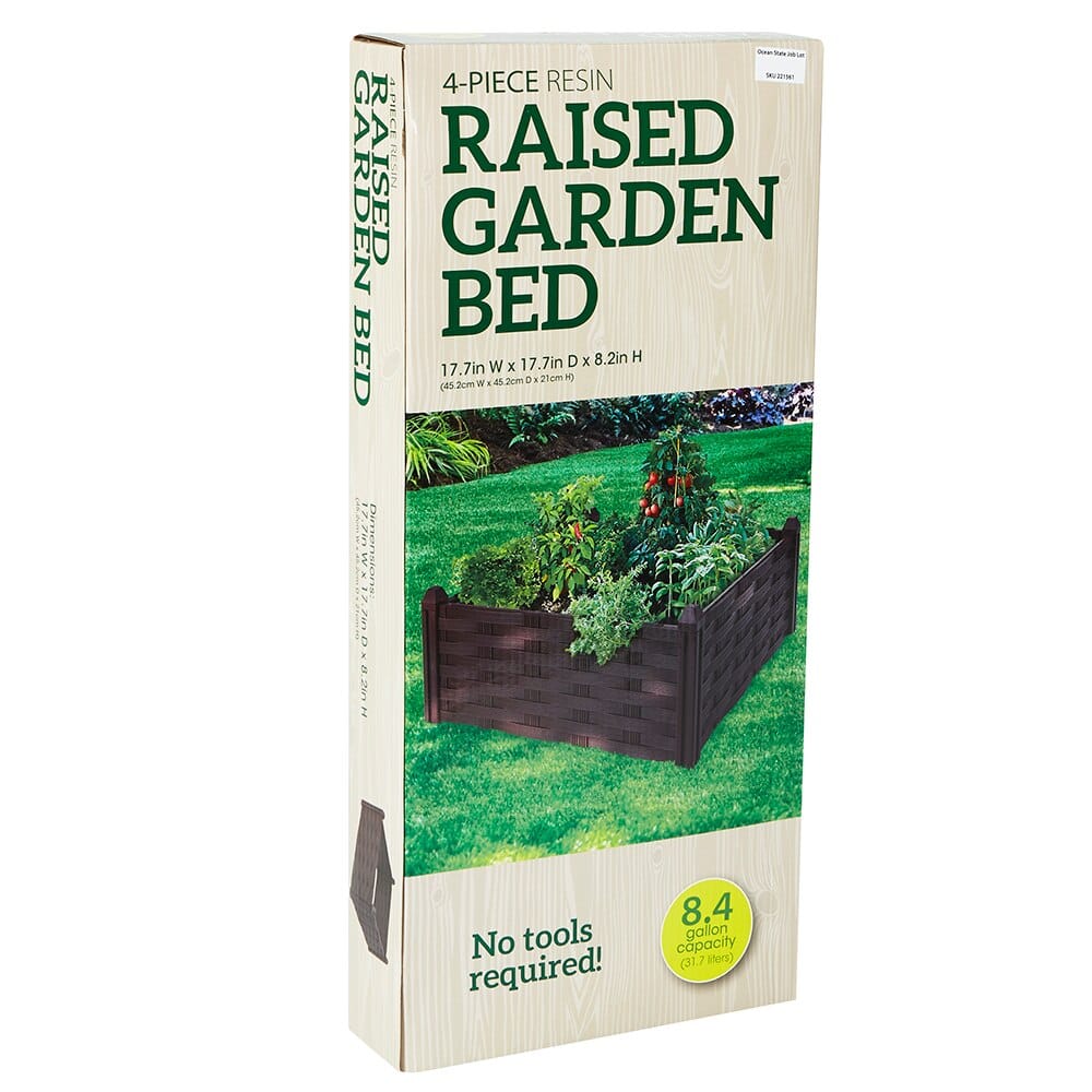 Raised Garden Bed, 4-Piece