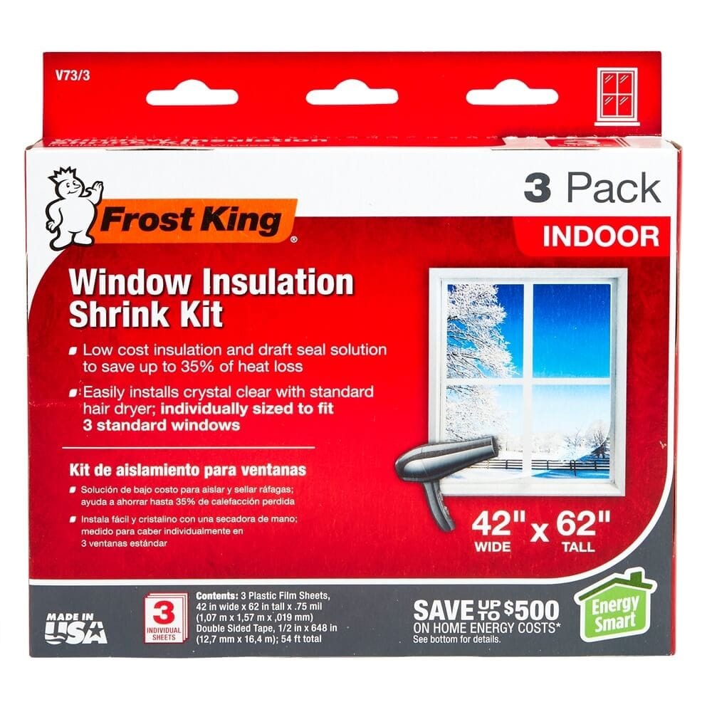 Frost King Window Insulation Shrink Kit, 3 Count