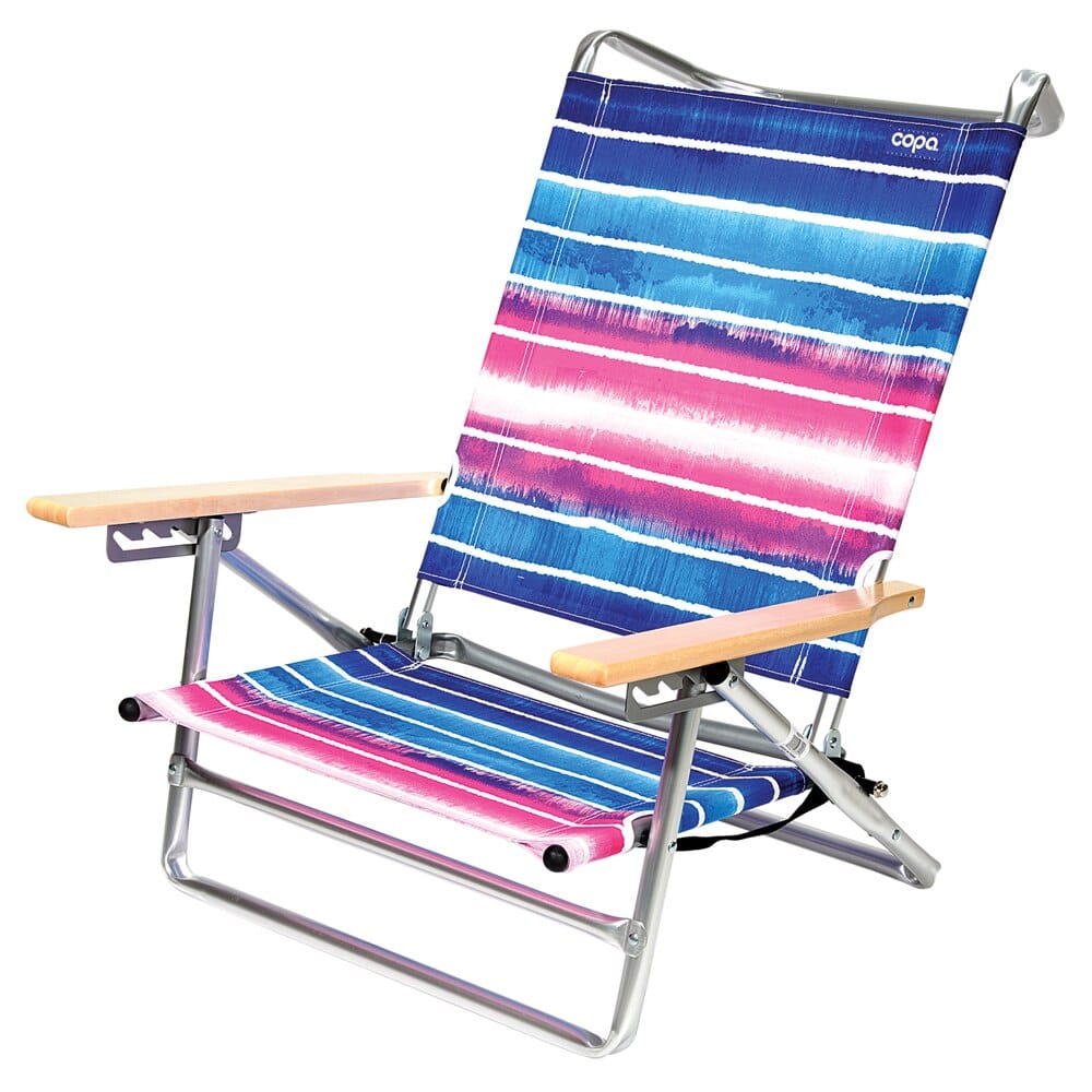 5-Position Copa Lay Flat Aluminum Beach Chair