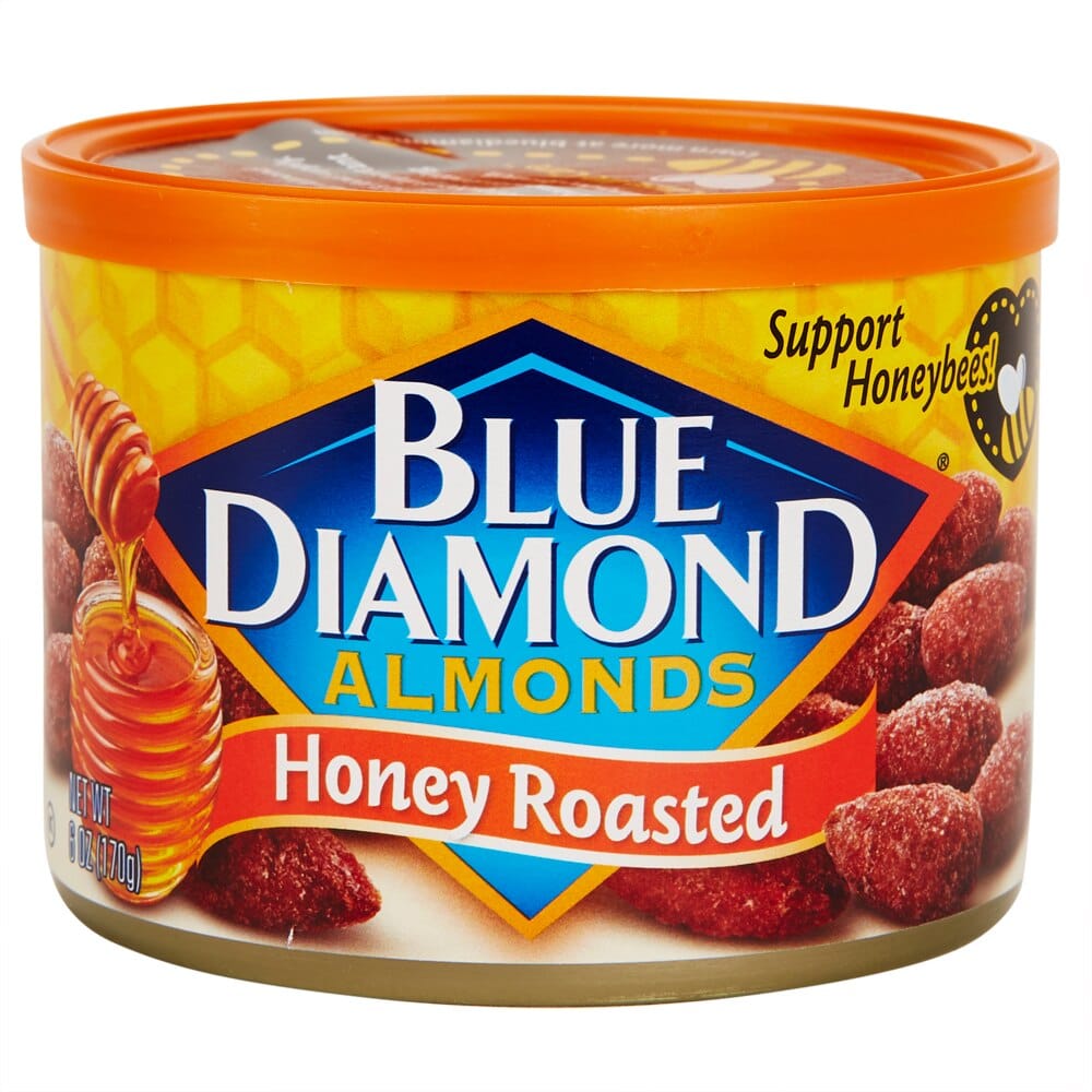 Blue Diamond Honey Roasted Almonds, 6 oz