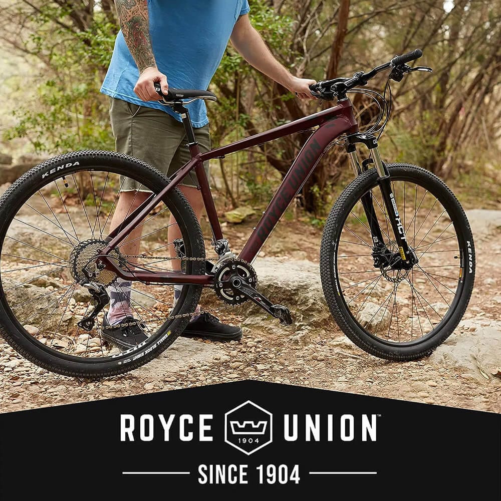 Royce Union RHT Lightweight Aluminum Mountain Bike, 19" Frame, Wine