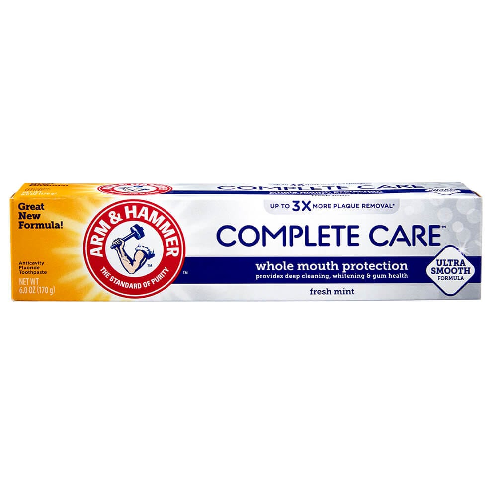 Arm & Hammer Complete Care Fresh Mint Anticavity Fluoride Toothpaste, 6 oz