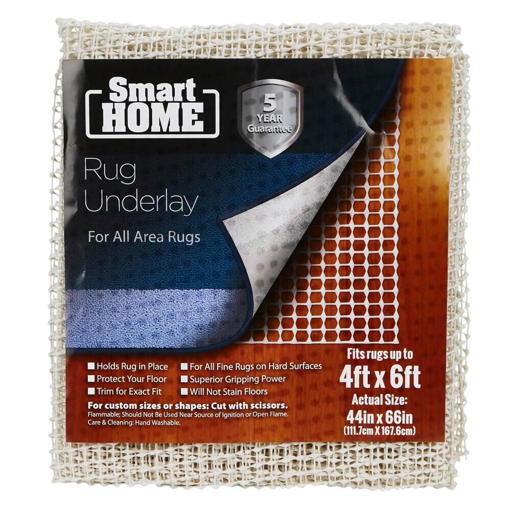 Smart Home Rug Underlay, Fits Up to 4' x 6'