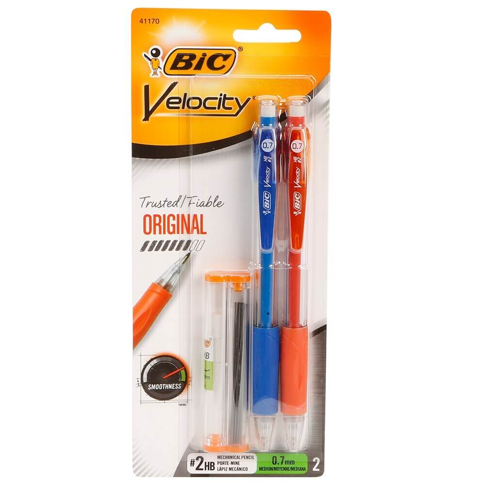 Bic Velocity Mechanical Pencils, 2-Count