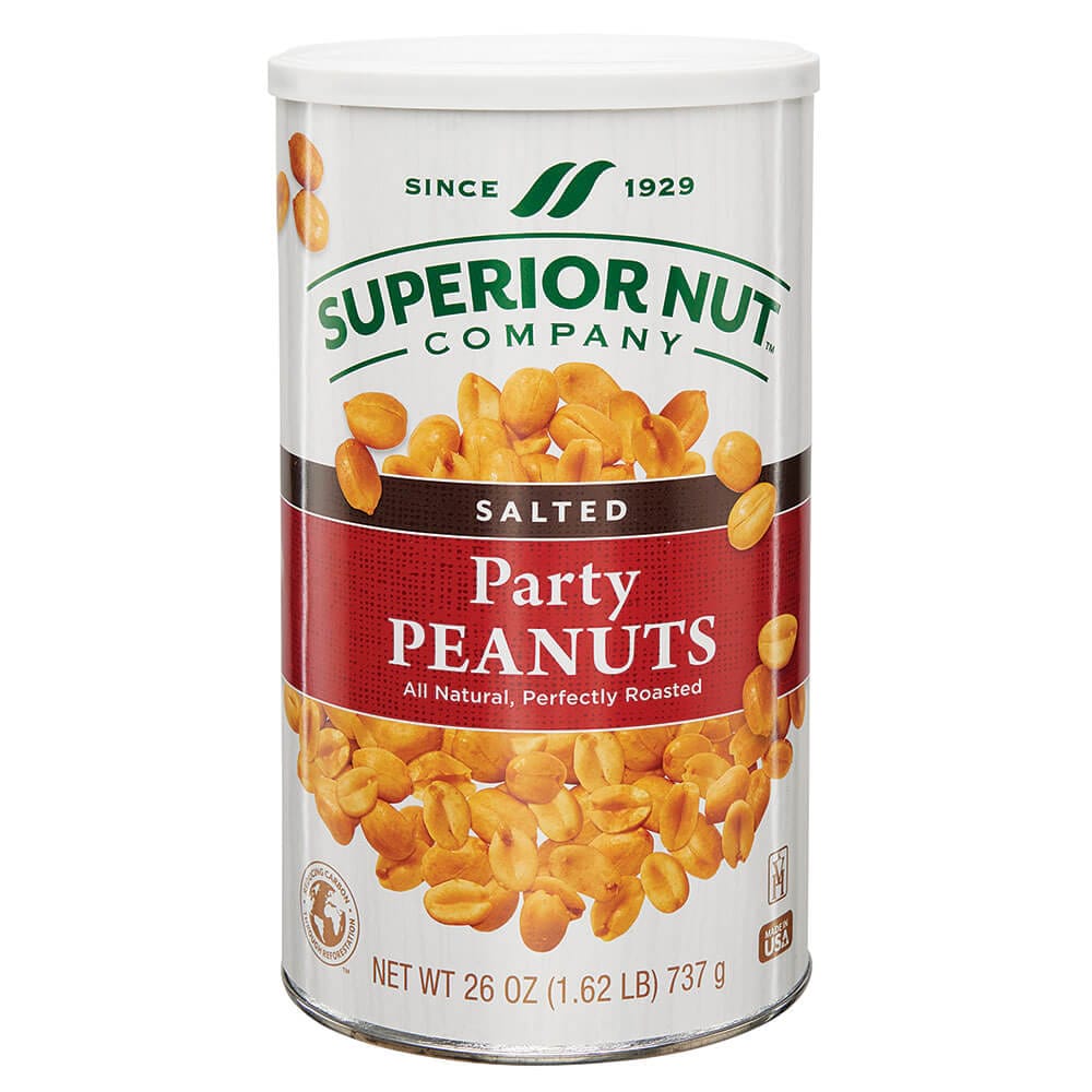 Superior Nut Company Salted Party Peanuts, 26 oz