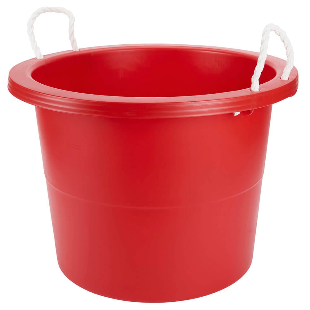 Gracious Living Party Tub with Rope Handles, 17.8 Gal