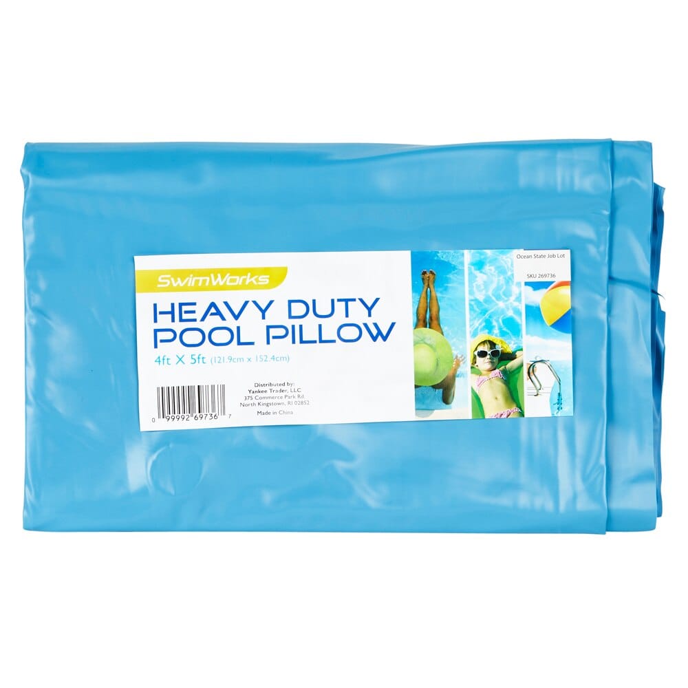 SwimWorks Heavy-Duty Pool Pillow, 4' x 5'