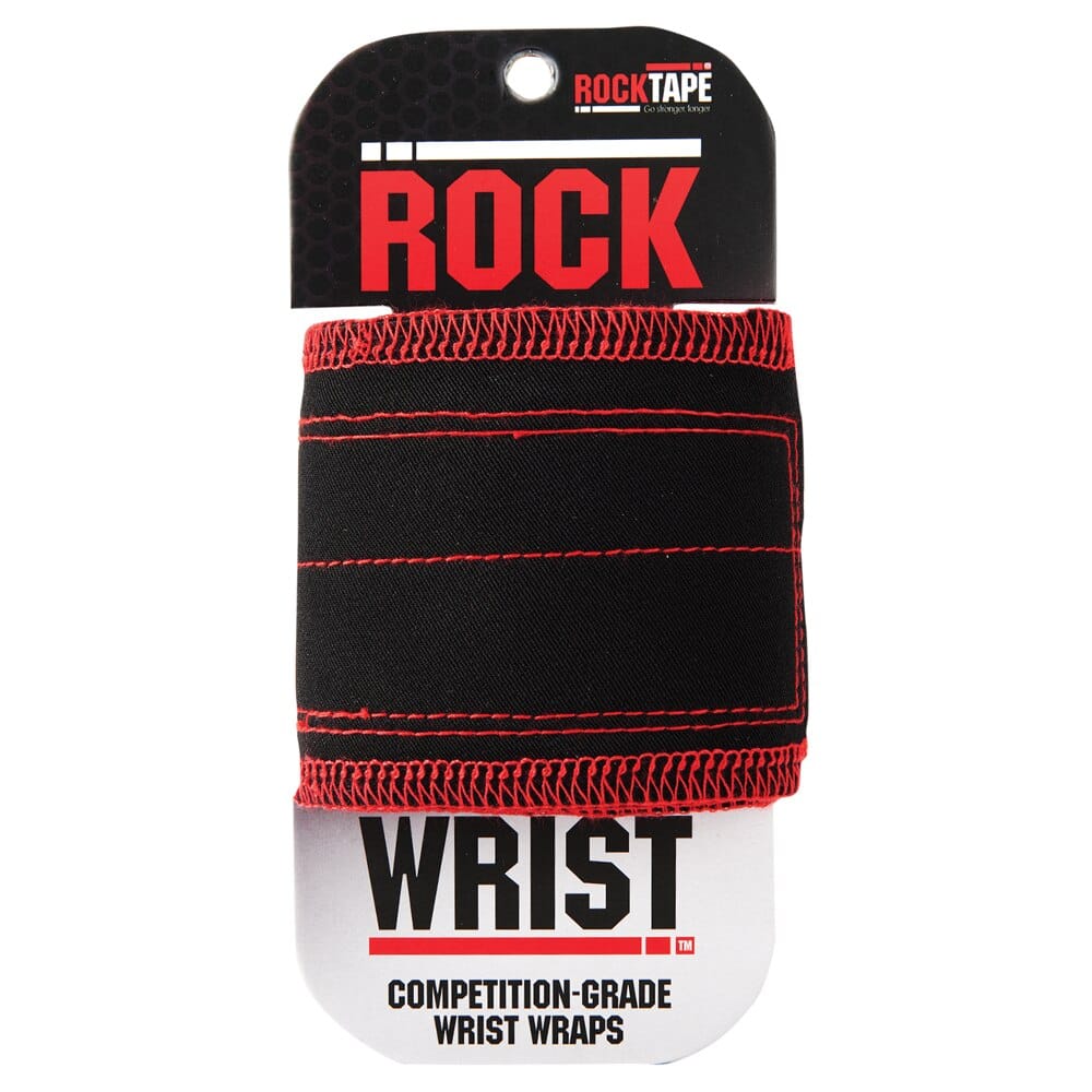 RockTape Competition-Grade Wrist Wraps, Black