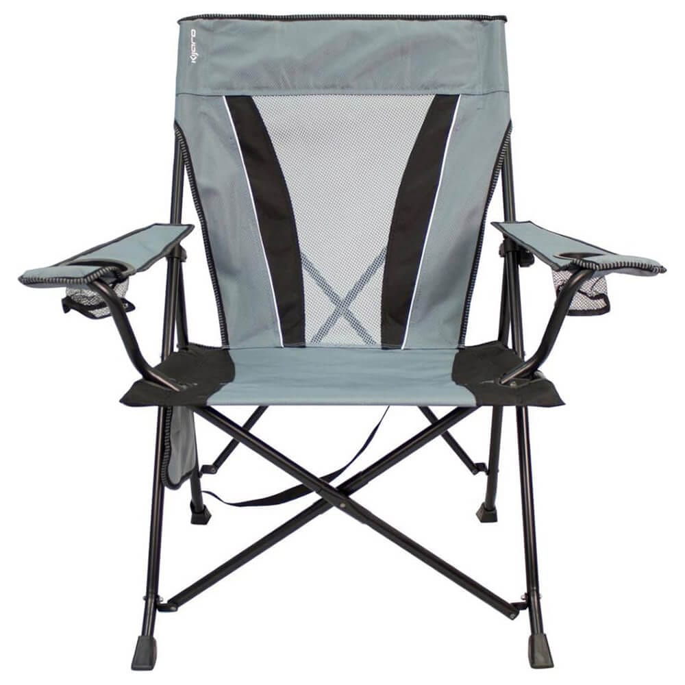 Kijaro XXL Dual Lock Portable Camping Chair, Hallett Peak Gray