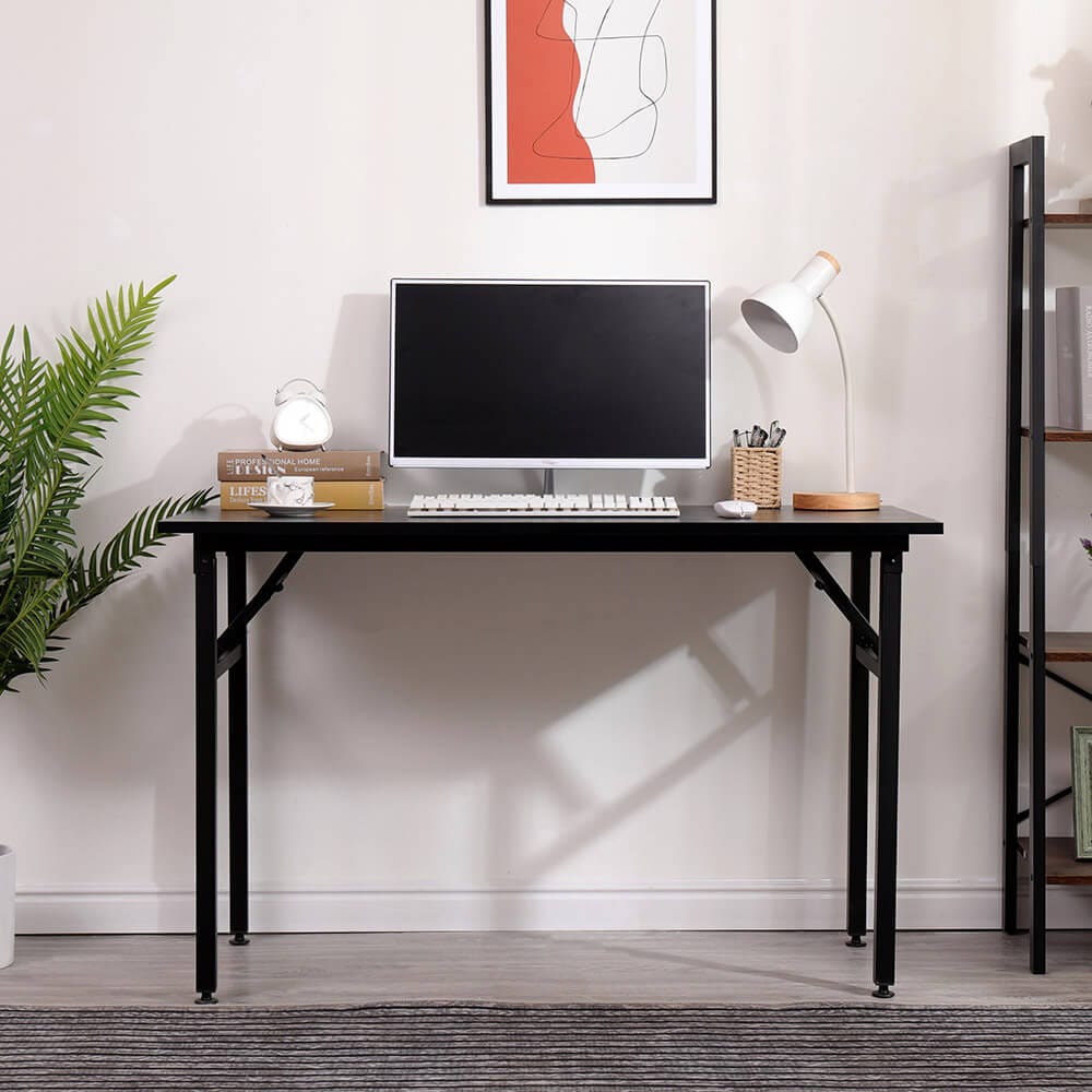 47" Foldable Desk, Black