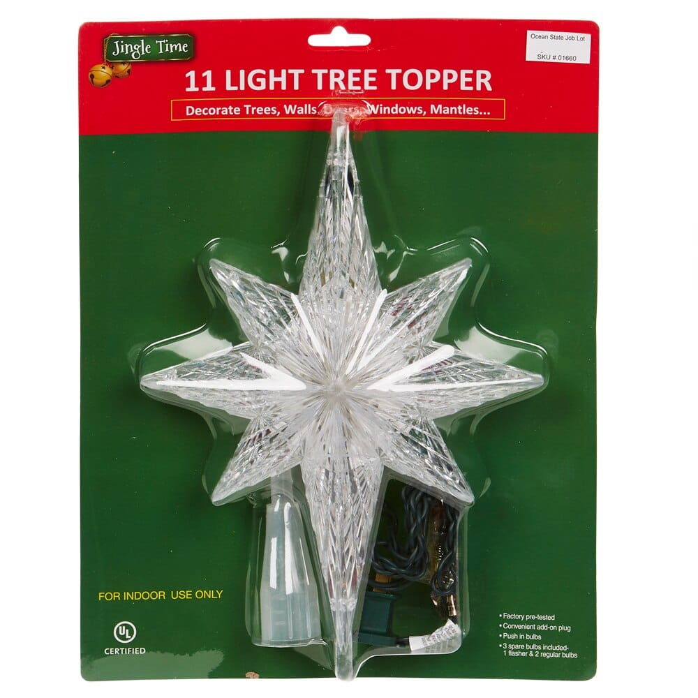 Jingle Time Liberty Longstar Lighted Tree Topper