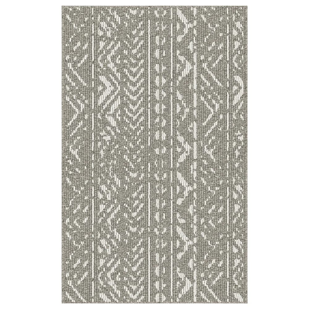 20.5"x32" Washable Accent Rug with Non-Skid Back, Beige