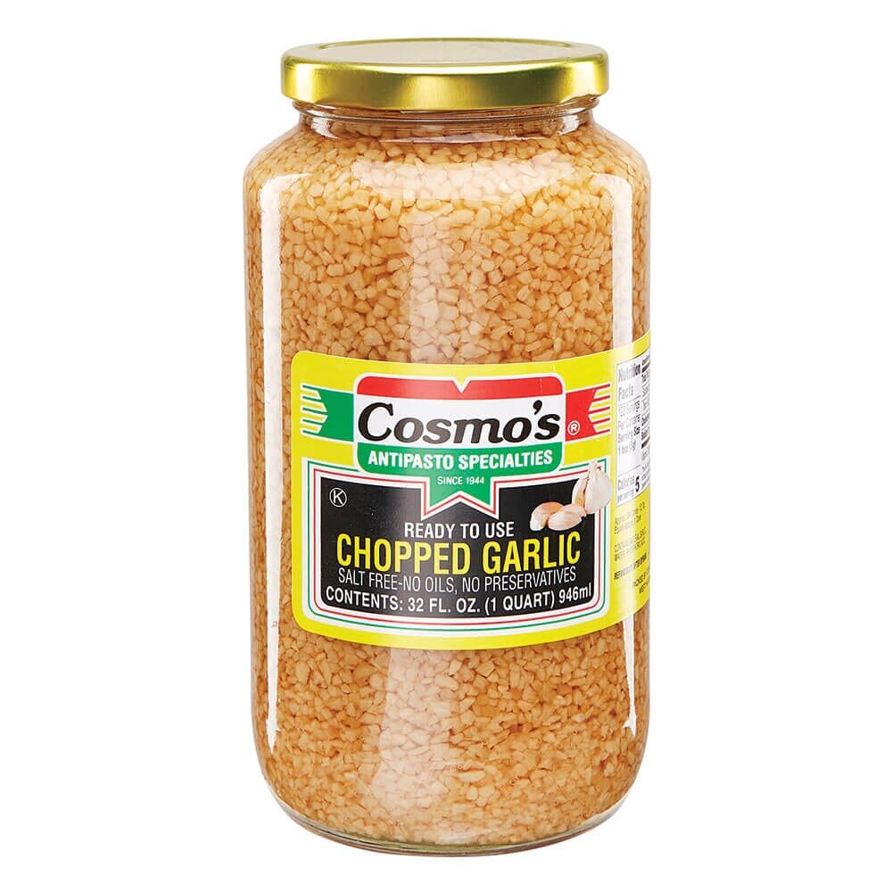Cosmo's Salt-Free Ready-to-Use Chopped Garlic, 32 oz