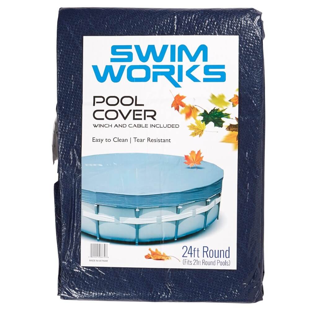 SwimWorks Round Winter Pool Cover, 24'