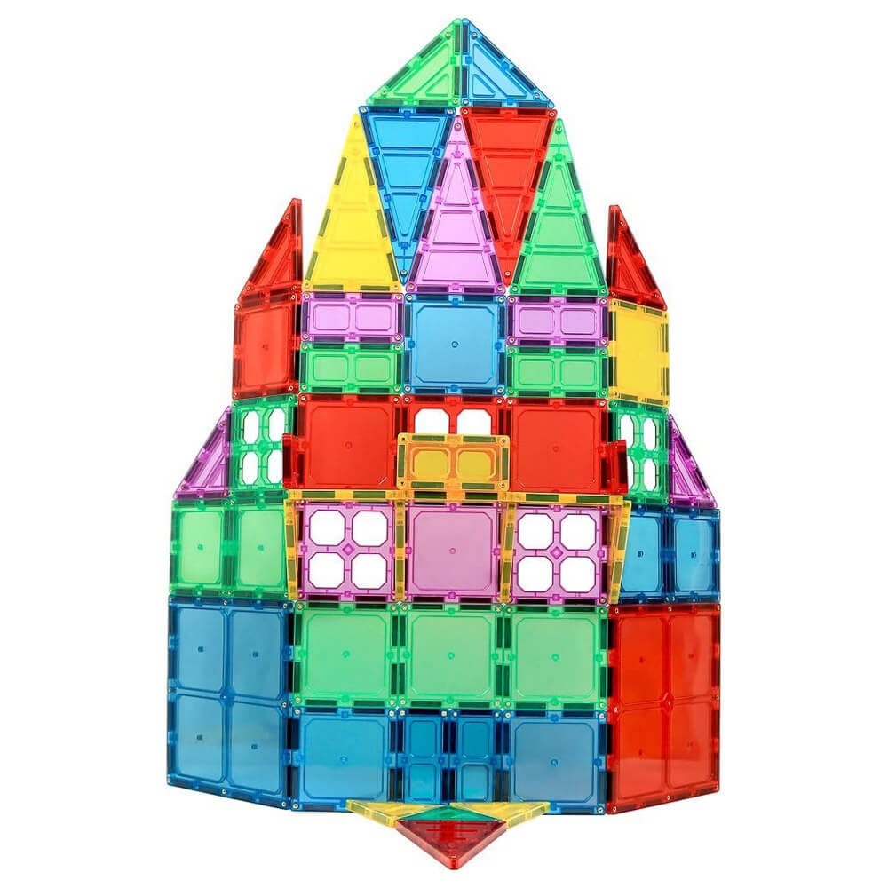 Magnet Build 60-Piece Extra Strong Magnetic Tiles Set