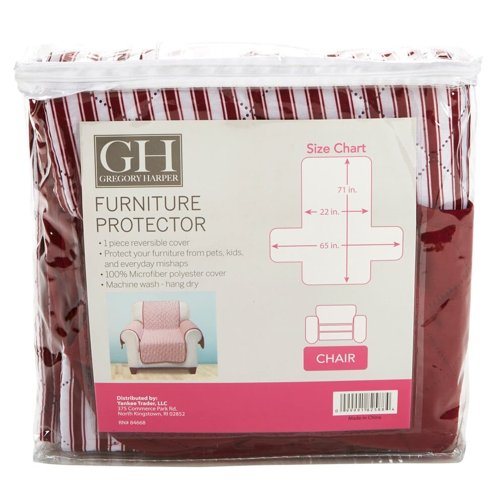 Gregory Harper Reversible Printed Chair Protector, 71" x 65"
