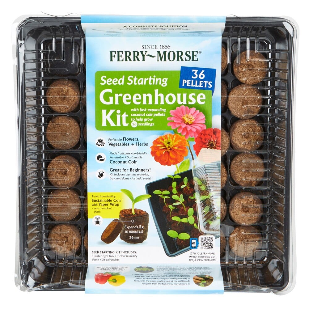 Ferry~Morse Peat Pellet Greenhouse Kit, 36-count