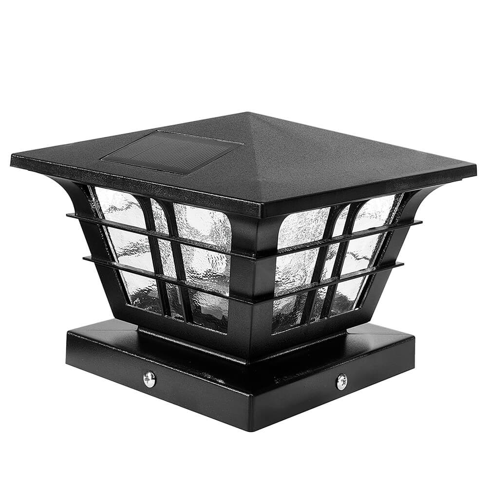 Outdoor Living Accents Craftsman Style Solar LED Post Cap Light