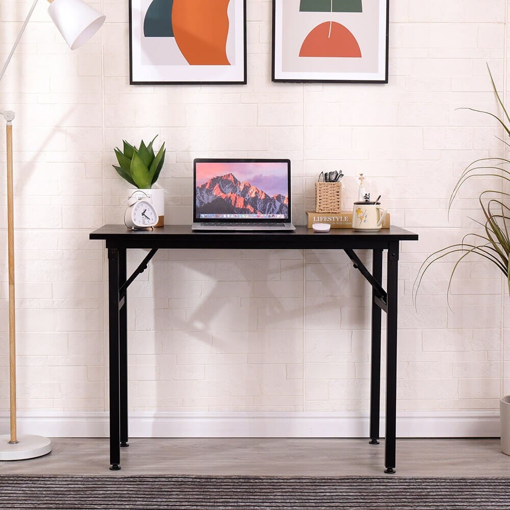 39" Foldable Desk, Black