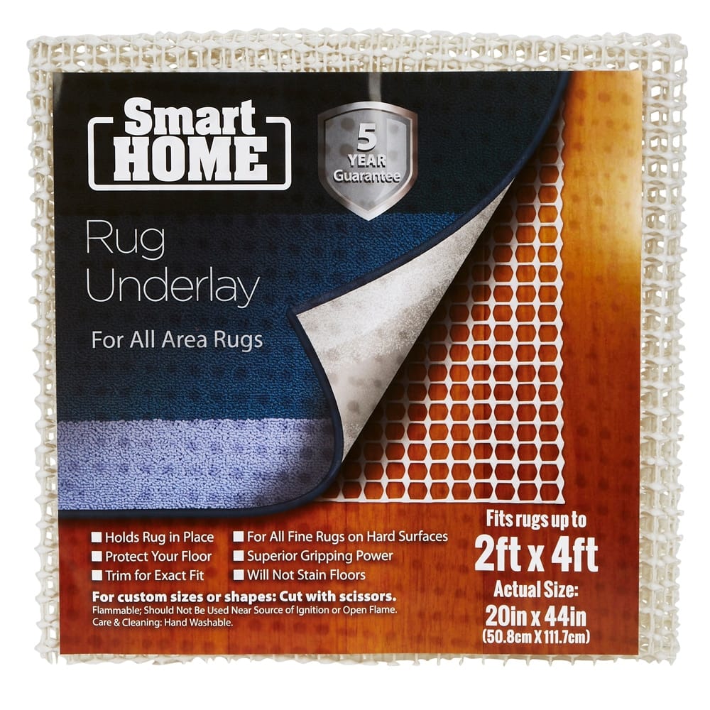 Smart Home Rug Underlay, Fits Up to 2' x 4'
