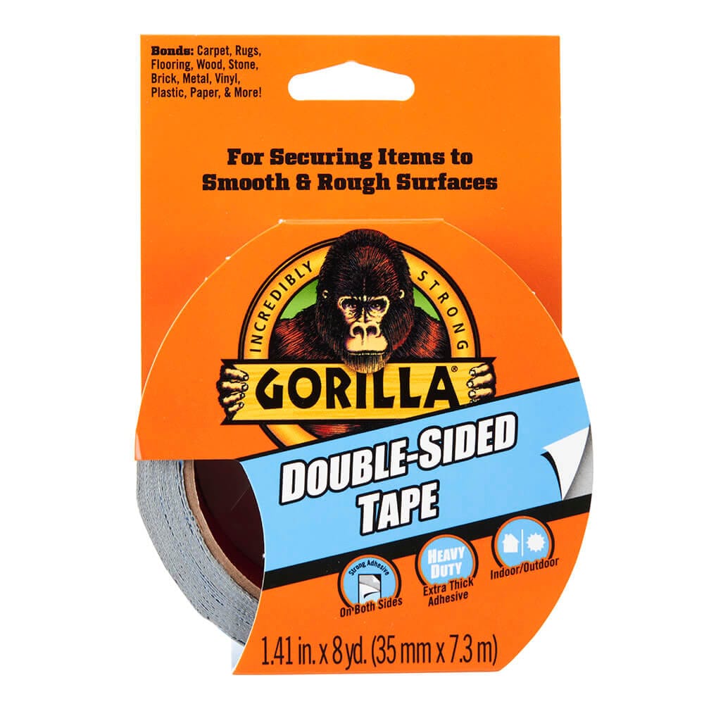 Gorilla Double-Sided Tape, 8 yds