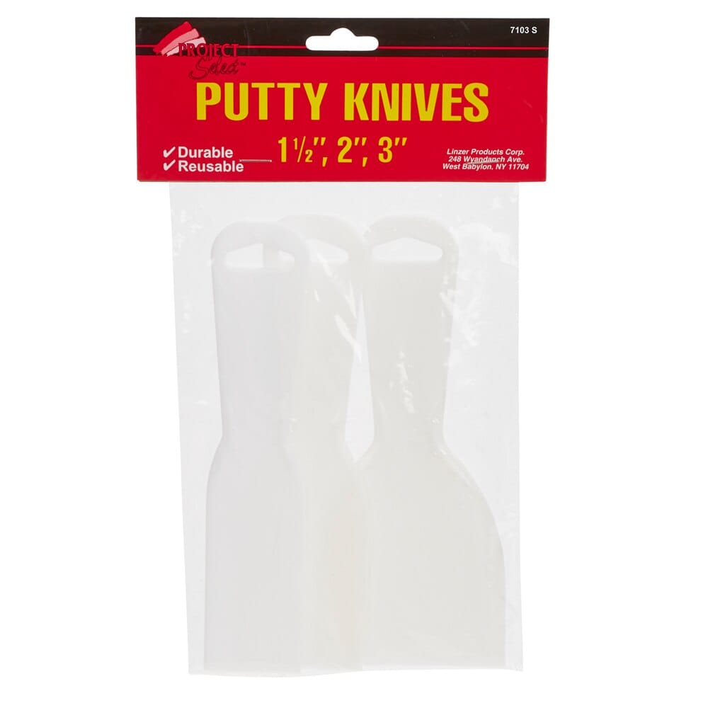 Linzer Project Select Putty Knives, 3-Count