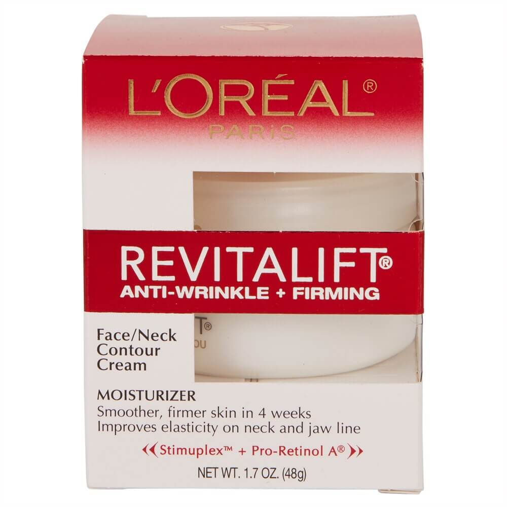 L'Oreal Revitalift Anti-Wrinkle + Firming Face/Neck Contour Cream, 1.7 oz