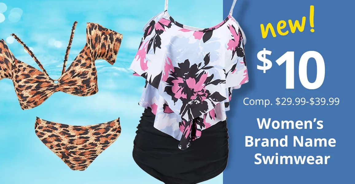 Women's swimwear. $10.
