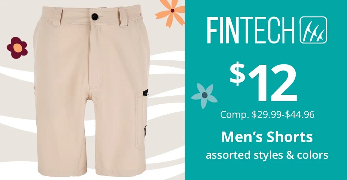 FinTech shorts. $12.