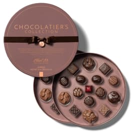 32 piece chocolatiers collection open with lid