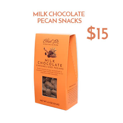 milk chocolate pecan $15usd