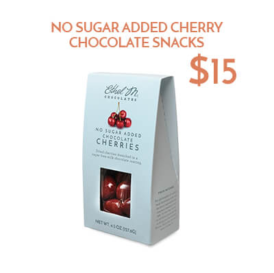 so sugar added chocolate cherries $15usd
