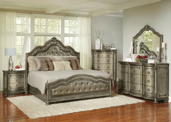 majestic 8 pc. queen bedroom - the roomplace