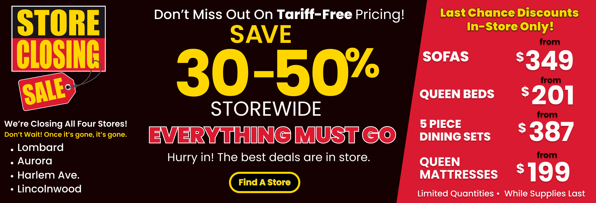 Store Closing Sale