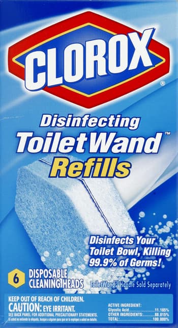 Clorox Toilet Wand Disposable Toilet Cleaning Refill 6 Count Harmon Face Values