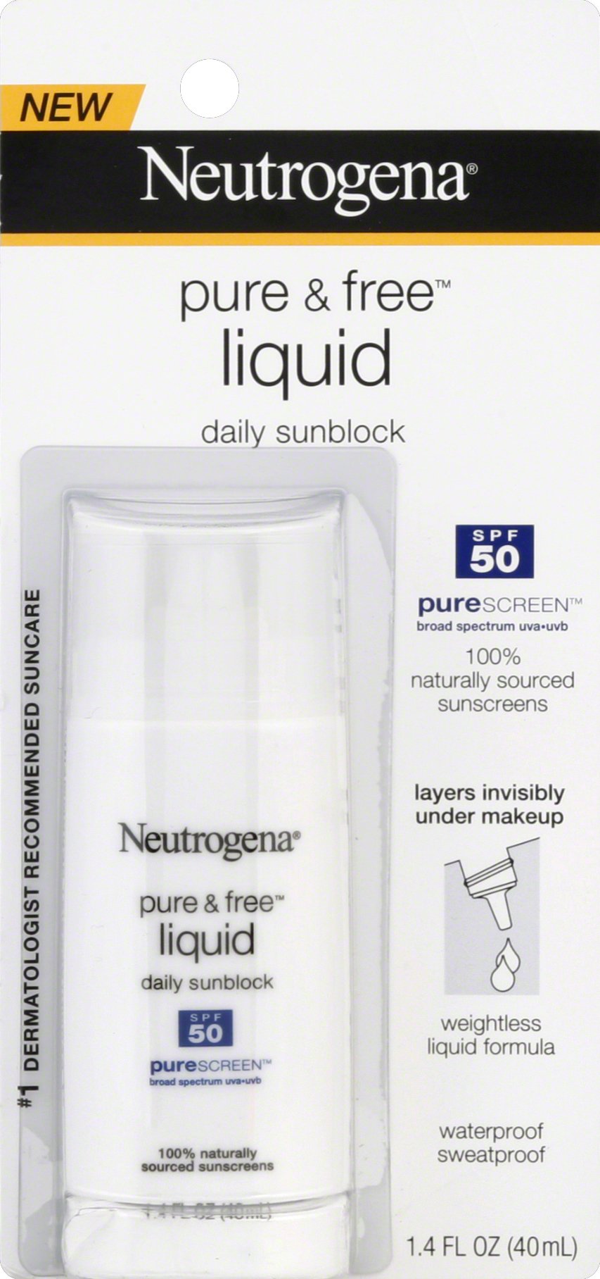 neutrogena pure and free liquid