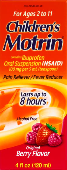Motrin Infant S 1 Oz Dye Free Non Stain Pain Reliever Fever Reducer Drops In Berry Harmon Face Values