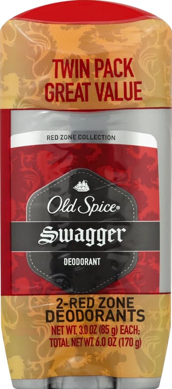 Old Spice Red Zone Swagger Deodorant 3 Oz 2 Pack Harmon Face Values