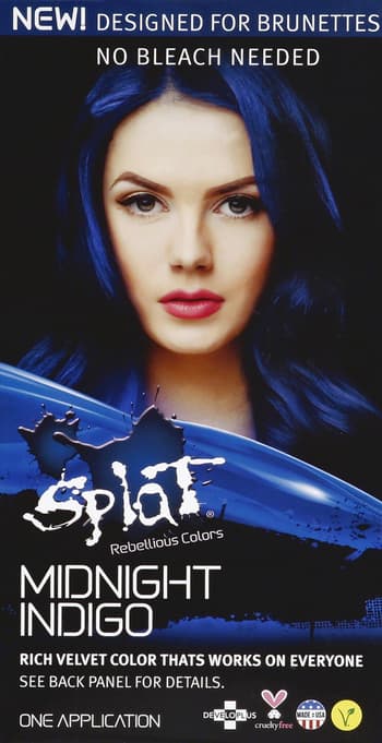 Splat Midnight Indigo Hair Color Kit Harmon Face Values