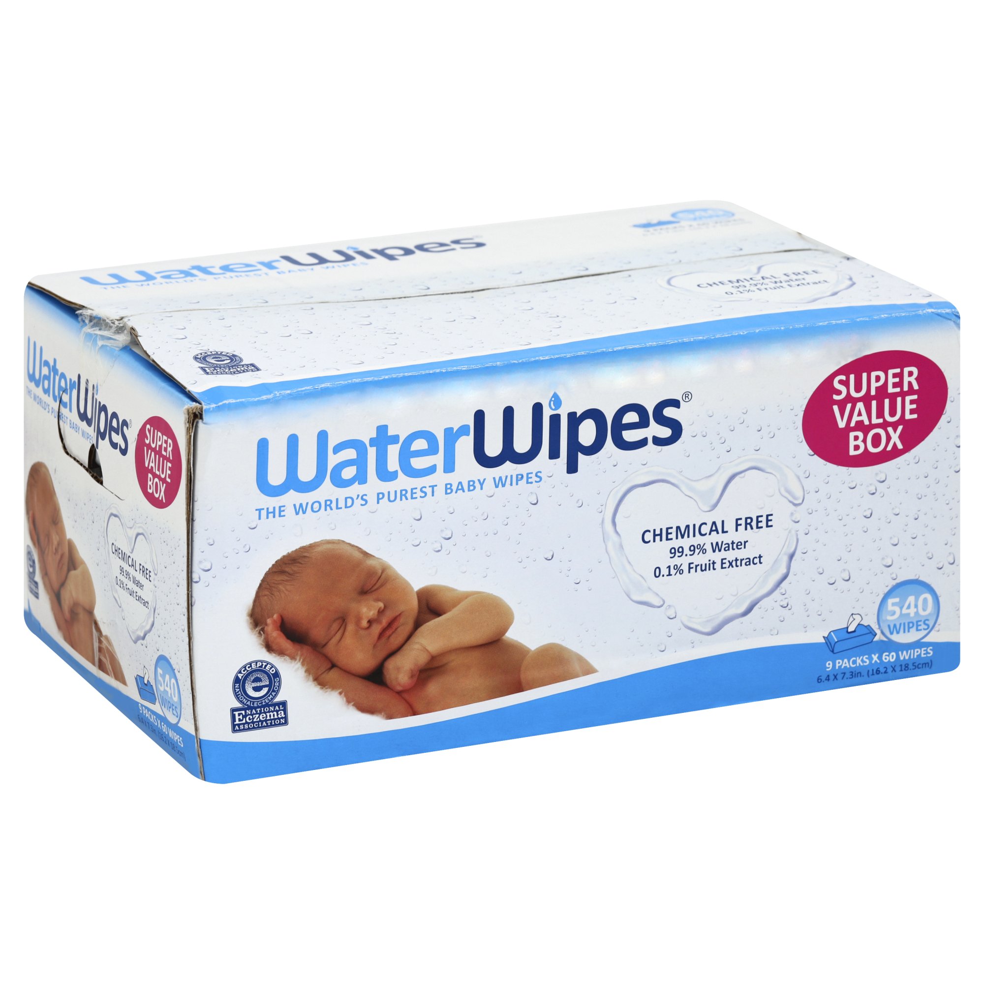 water wipes 540 count