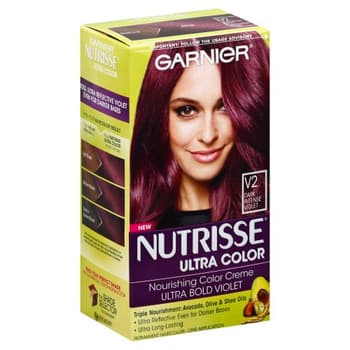 Garnier Nutrisse Hair Color Dark Intense Violet V2